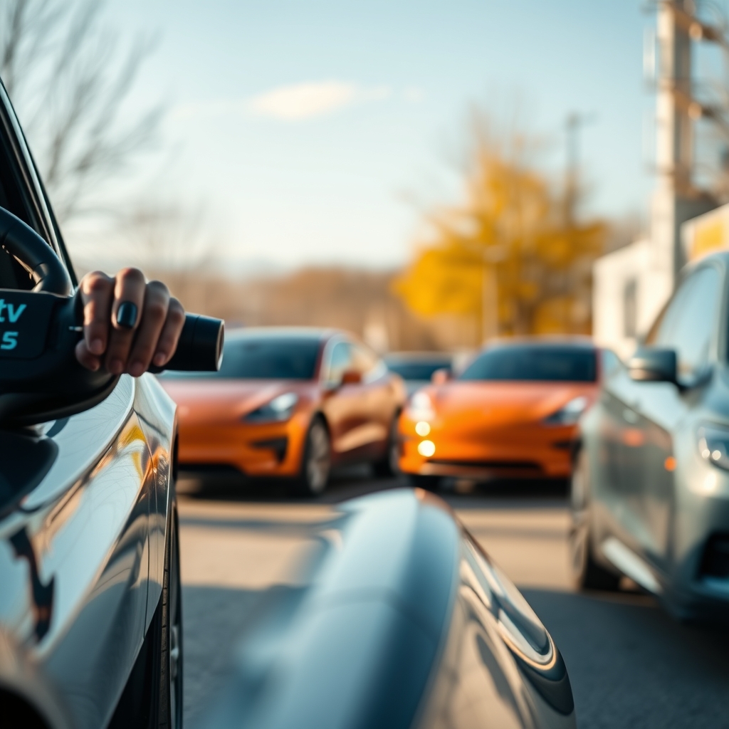 График роста продаж электромобилей в США 2020-2025